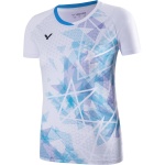 Victor Sport-Shirt T-41001TD A (100% Polyester) 2024 weiss Damen